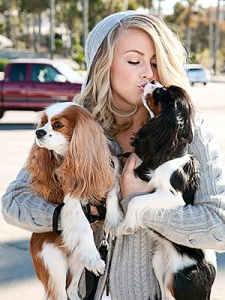 Julianna Hough Celebrity Cavalier King Charles Spaniel